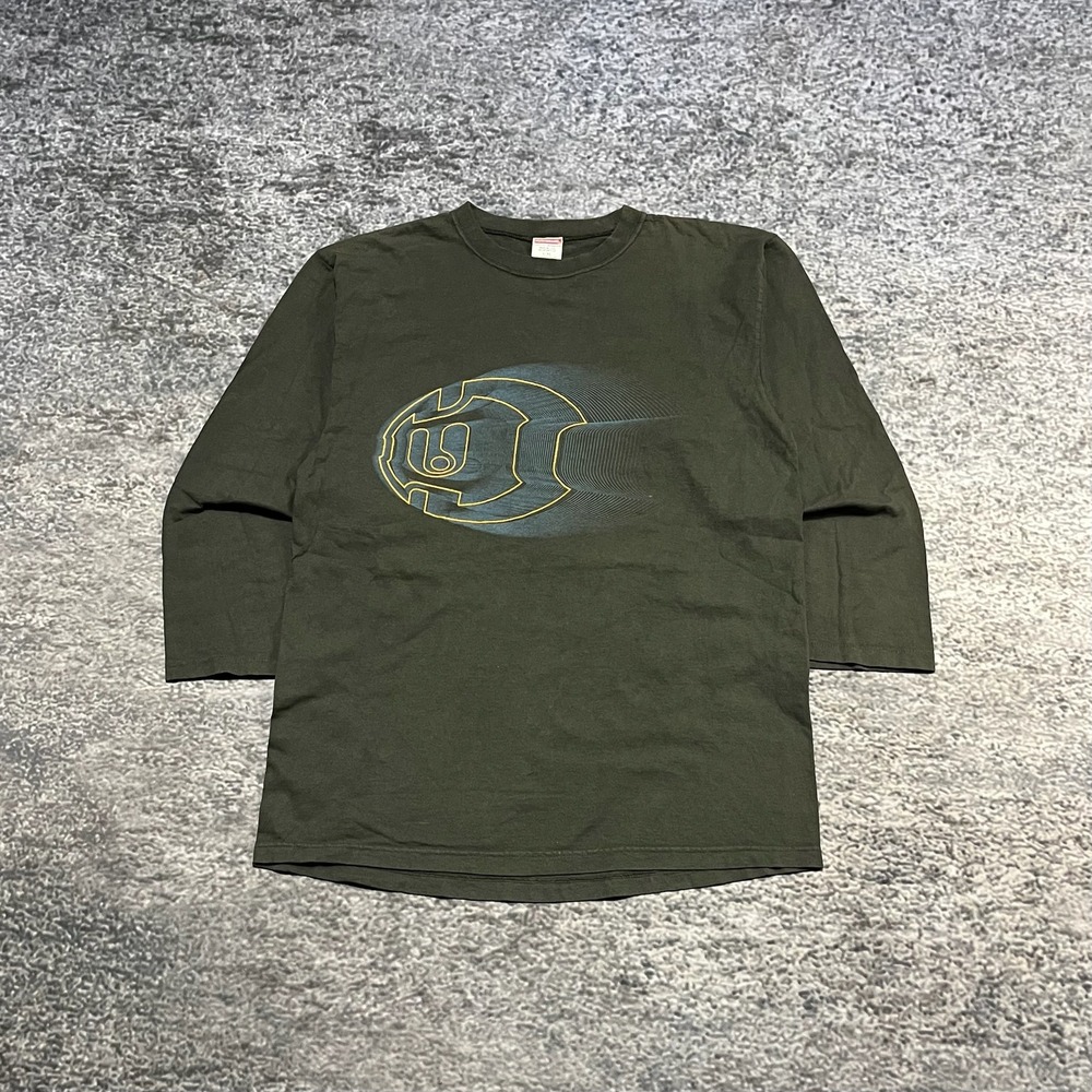 UnionBay Longsleeve Shirt Mens Large‎ Green Vintage Y2K 2000s Grunge Skater Surf